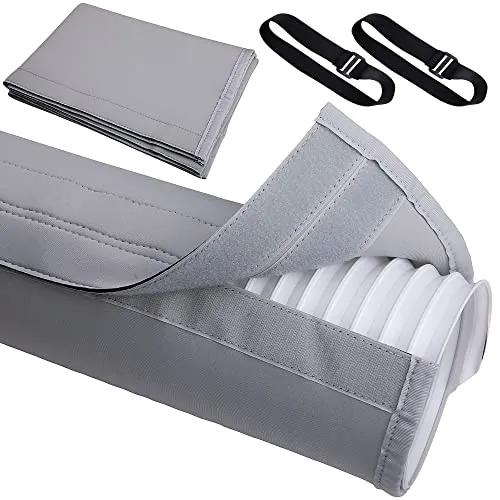 Tlswshsy Portable AC Exhaust Hose Insulation Cover for 5" & 5.9" Diameter Ducts 58"