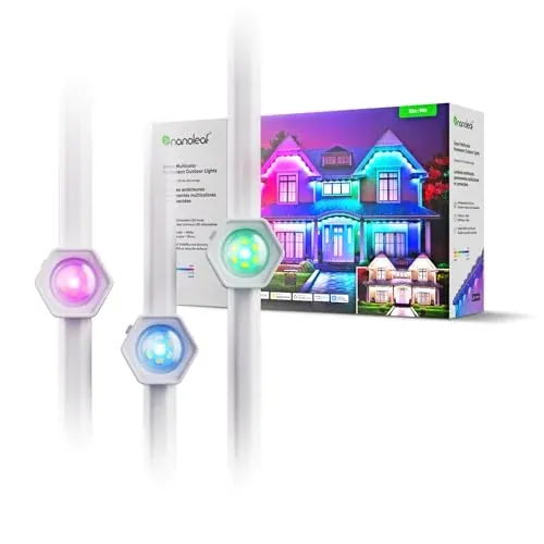 Nanoleaf Matter Permanent Outdoor Smart RGBCW String Lights
