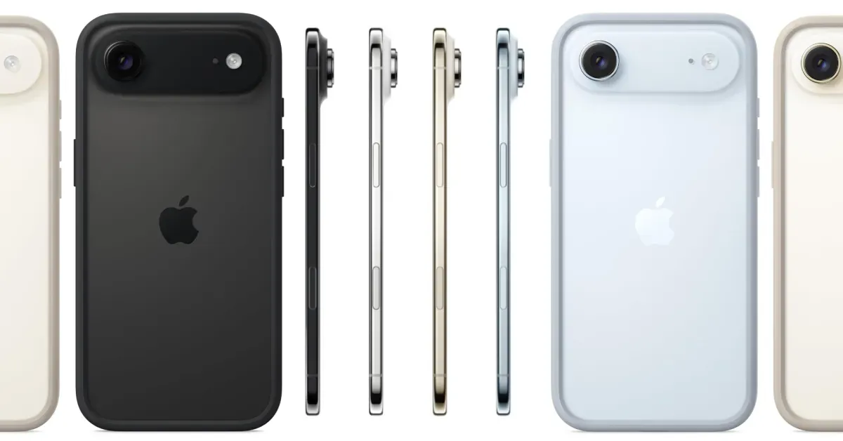 Apple iPhone Air Bumper case in black