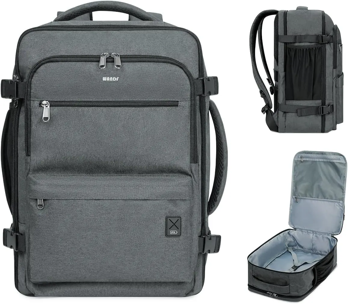 Wandf Personal Item Travel Bag Laptop Backpack