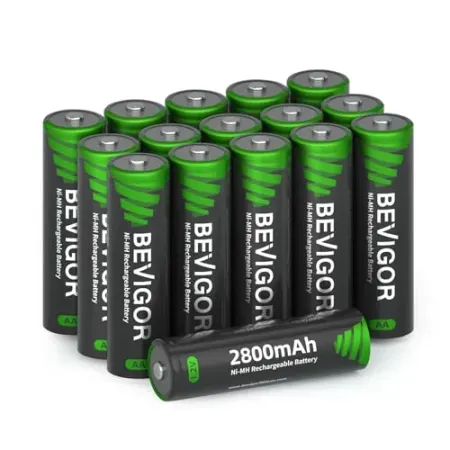16-Pack BEVIGOR AA 2800mAh Rechargeable Batteries