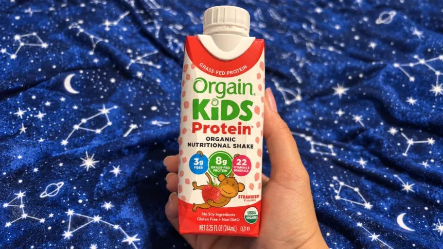 Orgain Organic Kids Nutritional Protein Shake 12-Pack – Strawberry