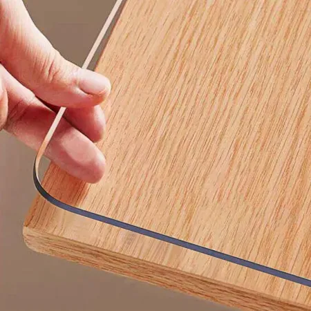 14" x 24" OstepDecor 1.5mm Clear PVC Desk Mat & Table Protector