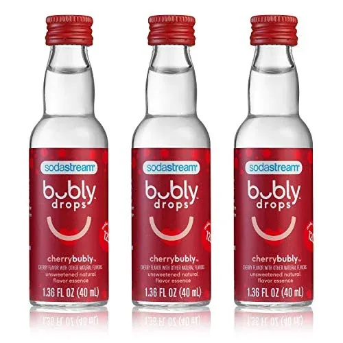 sodastream bubly Drops 3-Pack 1.36-Oz (Cherry)