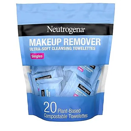 Select Accounts: 20-Ct Neutrogena Makeup Remover Wipes Cleansing Towelettes