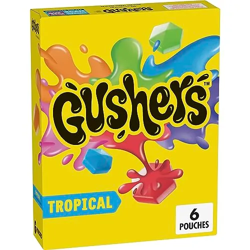 Gushers Tropical Fruit Flavored Snacks 6-Count