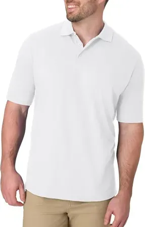 Hanes X-Temp Men's Short Sleeve Polo Shirt