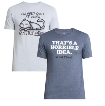 2-Pack Absolutely Nothing Men's Graphic T-Shirts