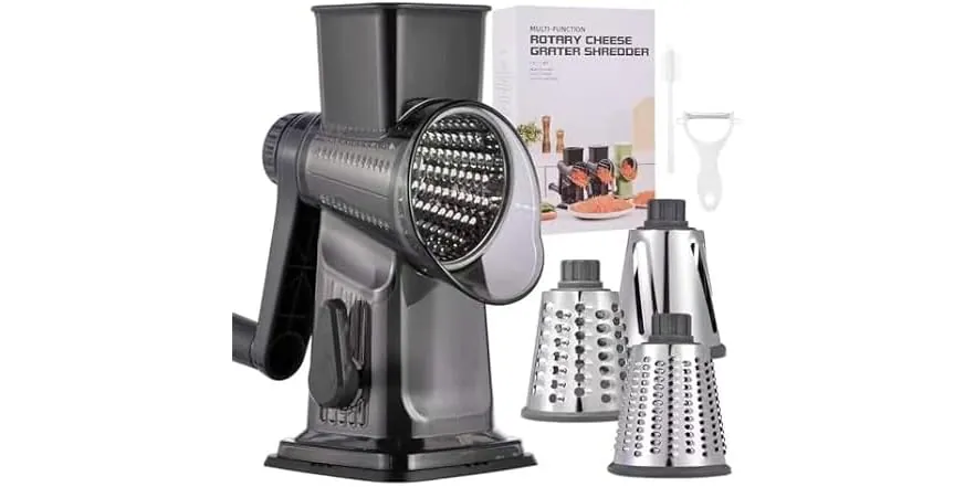 Rotary Cheese Grater with Handle