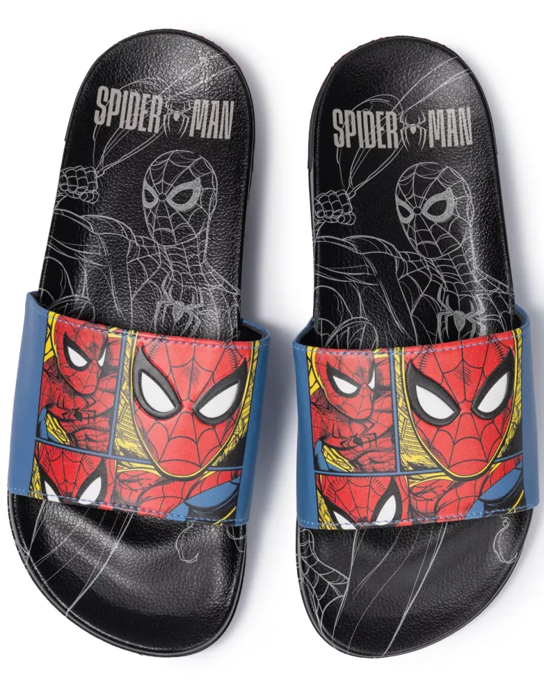 Ground Up Men's Spider-Man Comfort Slides