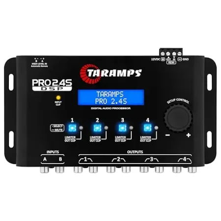 Taramps PRO 2.4S DSP Equalizer 4-Channel Digital Crossover