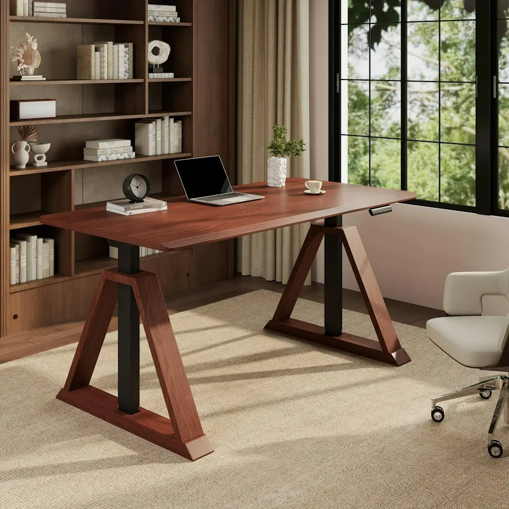 Flexispot 55" x 28" Oak Executive Standing Desk