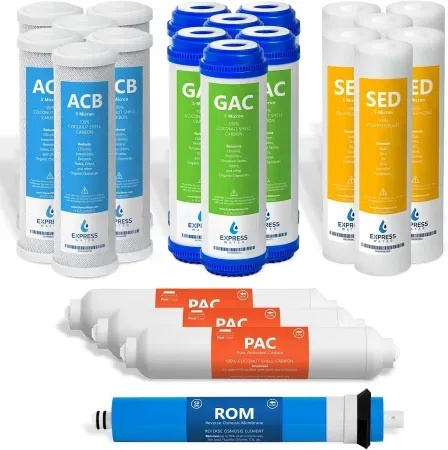 Express Water Reverse Osmosis System Replacement Filter Set w/ 22 Filters
