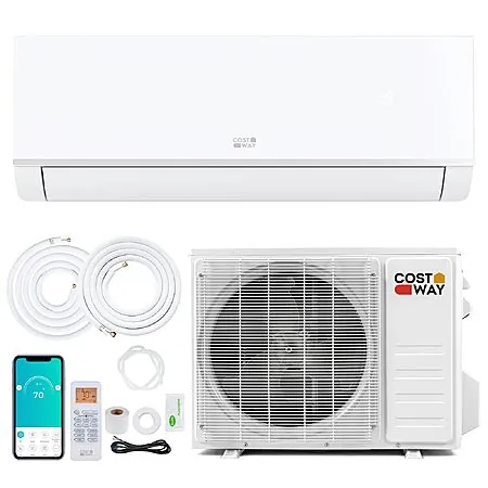 Prime: COSTWAY Blast Pro 12000 BTU 20 SEER2 Mini Split Air Conditioner & Heater