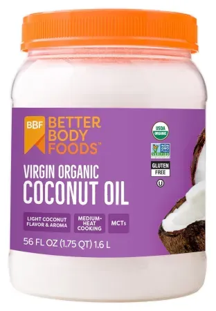 BetterBody Foods Organic Unrefined Coconut Oil (56oz)