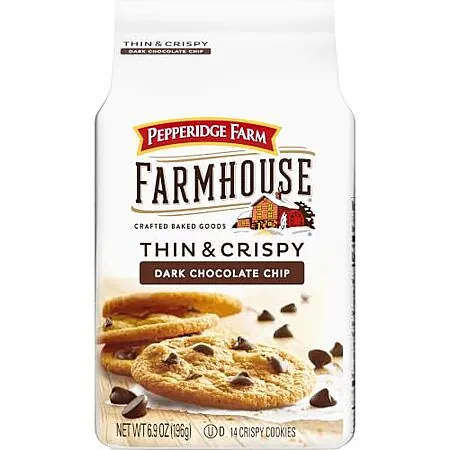 6.9-Oz Pepperidge Farm Farmhouse Thin & Crispy Dark Chocolate Chip Cookies
