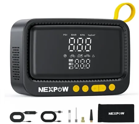 NEXPOW 150PSI 12V Portable Tire Inflator