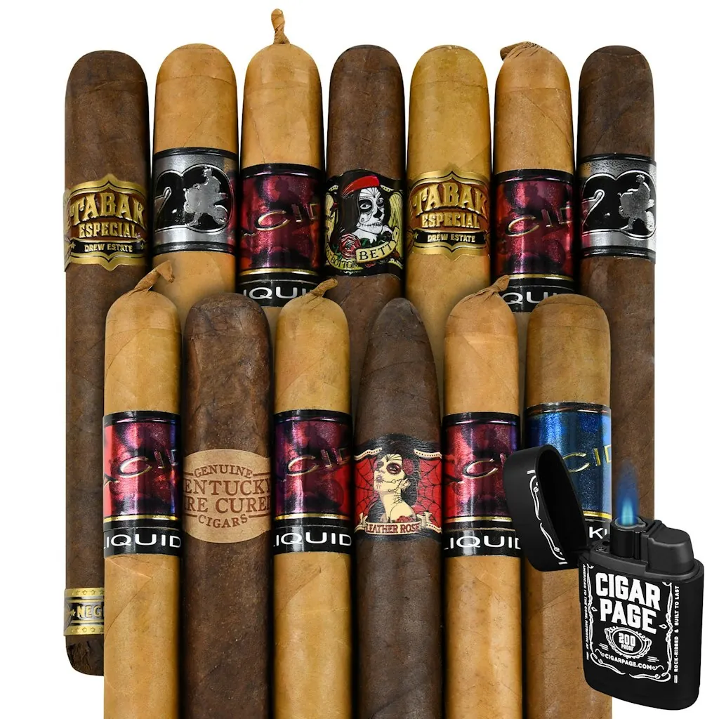 Liquid Lunch Lucky 13-Cigar Flight w/ Lighter