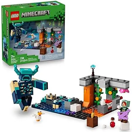 238-Pc LEGO Minecraft The Warden Encounter Building Toy Set