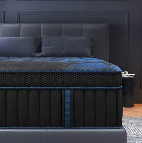 Sweetlove 12" Gel Memory Foam Hybrid Pocket Spring Mattress In A Box Medium Firm Motion Isolation