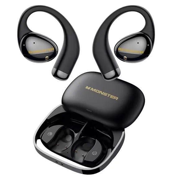Monster Open Ear AC520 Headphones Bluetooth 6.0 Wireless Earbuds 24H Playtime