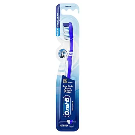 2-Ct. Oral-B Dual Clean Medium Toothbrush + $3 Walmart Cash