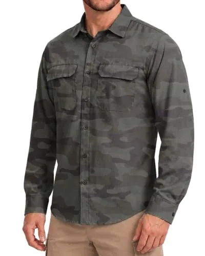 Men's UPF 50+ Quick Dry Long Sleeve Shirt