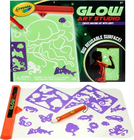 16-Piece Crayola Glow Art Studio Set