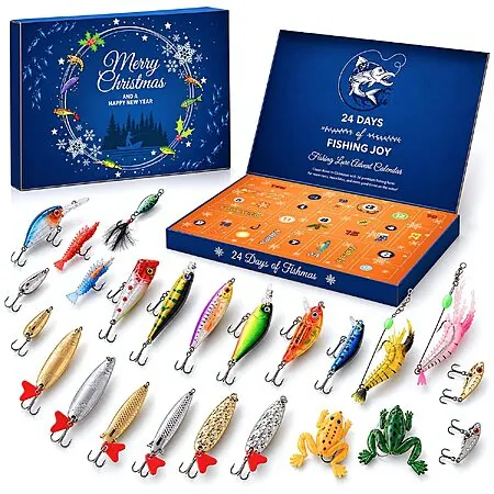 24-Pc VTYEPOU Fishing Lure Advent Calendar