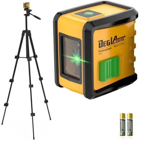 DegLasers 100-Foot Self Leveling Laser Level w/ Tripod
