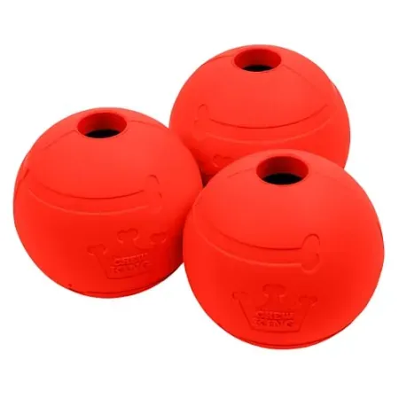 3-Pack Chew King 2.5" Flavored Rubber Ball Collection