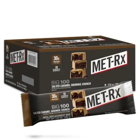 9-Count 3.52oz MET-Rx Big 100 Colossal Protein Bars