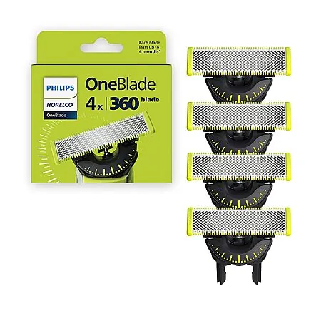 Select Accts: 4-Pack Philips Norelco OneBlade 360 Replacement Blades