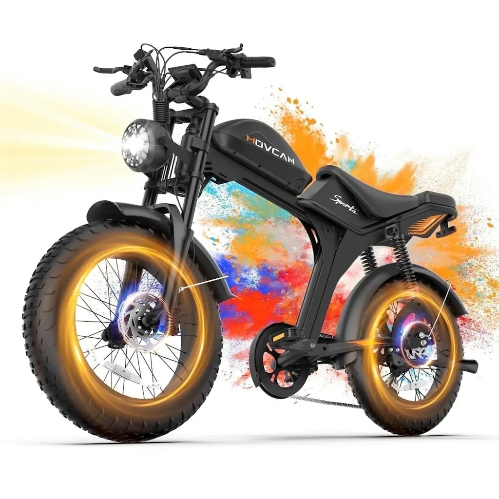 Movcan V70 2500W 20" Fat Tire Electric Mountain Bike
