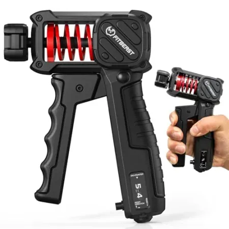 FitBeast Adjustable Grip Strength Trainer with Built-In Counter