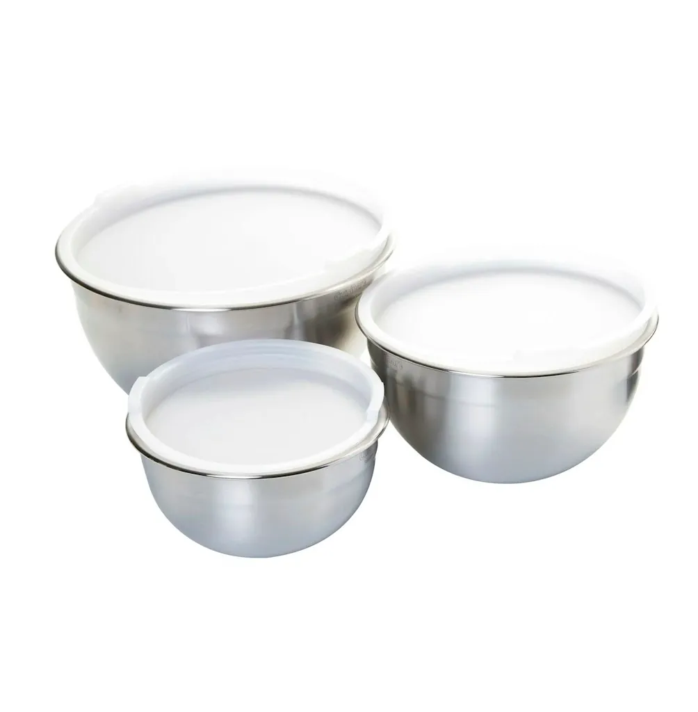 Cuisinart 3 Piece Stainless Steel Mixing Bowl Set