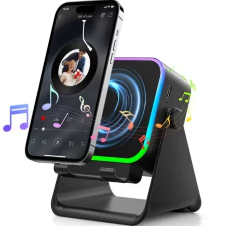 DTIRD Wireless Induction Speaker / Cell Phone Stand