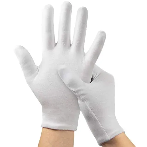 5-Pack Cotton Moisturizing Overnight Gloves