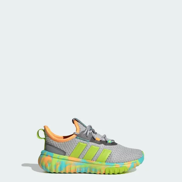 Adidas Kids' Kaptir 4.0 Shoes (Limited Sizes, Grey Five / Matte Silver / Impact Orange)