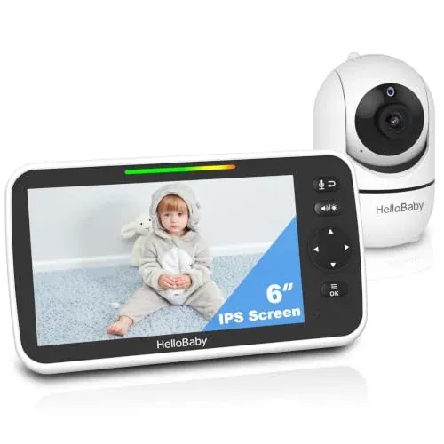HelloBaby 6" No WiFi Video Baby Monitor