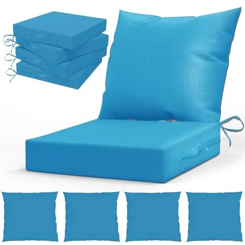 L'AGRATY Outdoor Chair Cushions for Patio Furniture