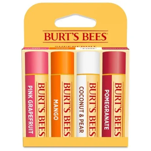 Burt's Bees 100% Natural Moisturizing Lip Balm 12-Count