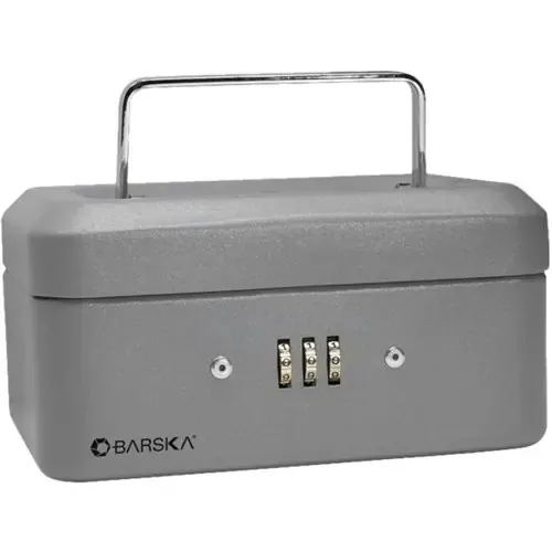 Barska 6" Cash Box w/ Combination Lock