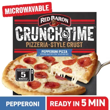 Red Baron CRUNCHTIME Pepperoni Frozen Microwave Pizza (14.88oz) + $2 Walmart Cash