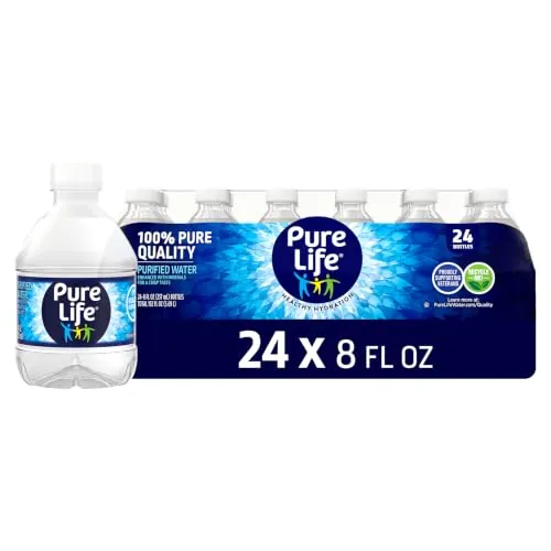 Nestle Pure Life 8oz Bottled Water 24-Pack