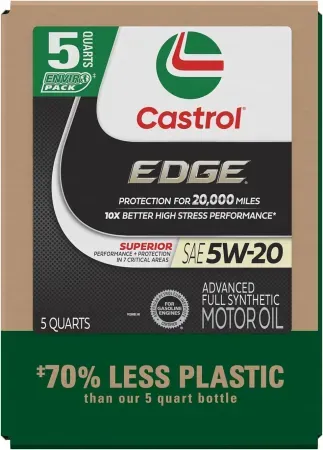 Castrol EDGE 5W-20 Advanced Full Synthetic Motor Oil (5 Quarts)
