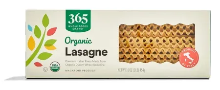 365 by Whole Foods Market 16oz Organic Lasagne