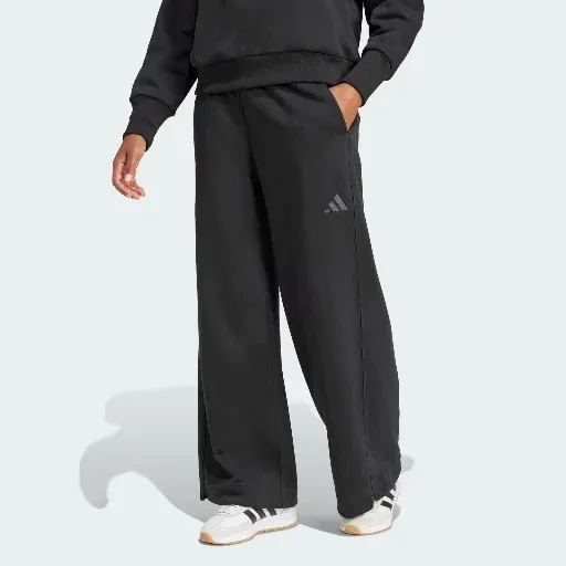 Adidas Women's ALL SZN Fleece Loose Wide-Leg Pants