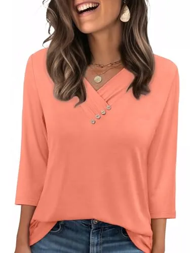 3/4 Sleeve Length Tops