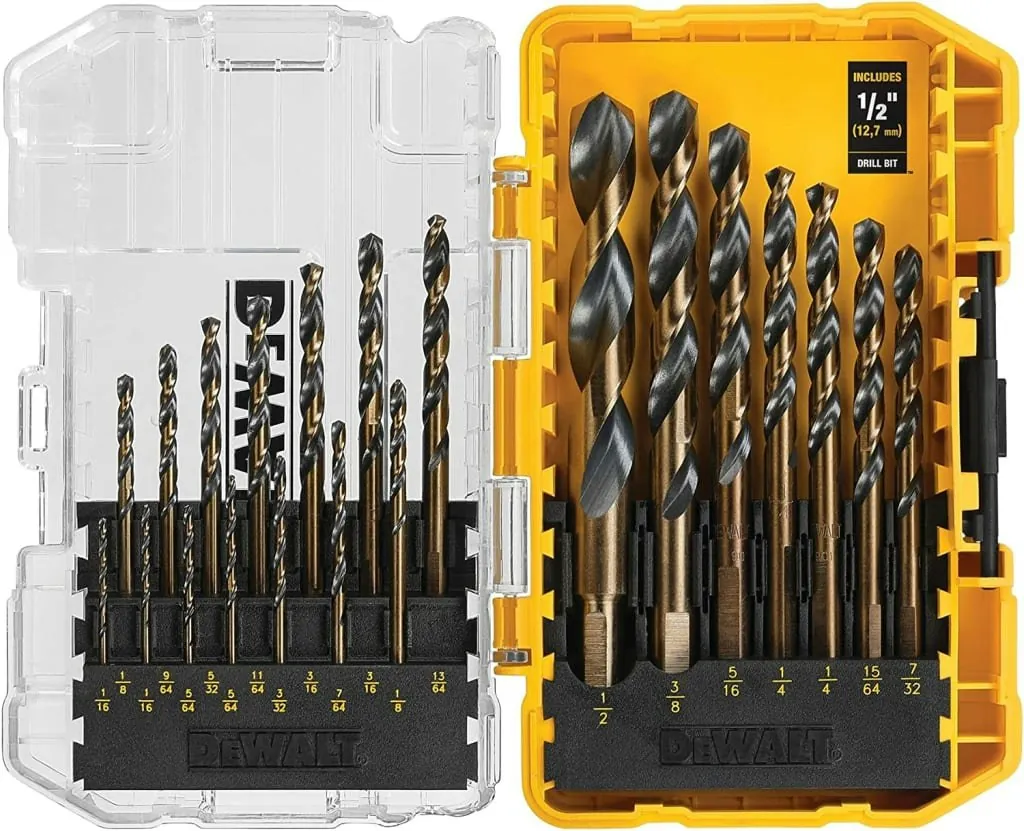 DeWalt 21-Piece Black Oxide Drill Bit Set